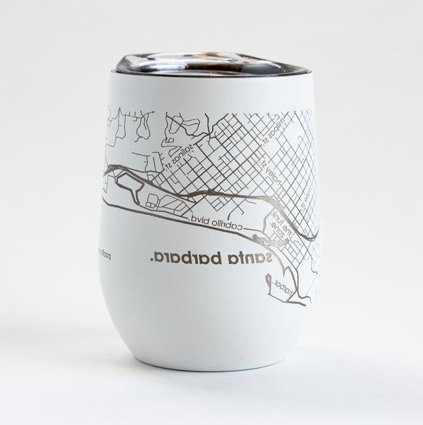 Map of Santa Barbara Insulated Wine Tumbler